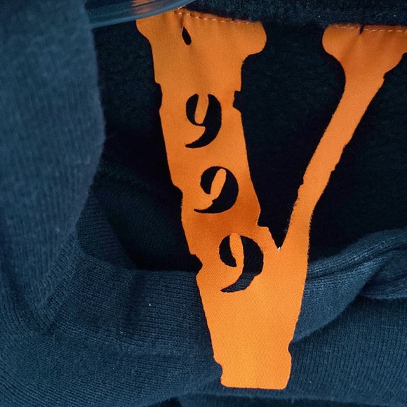 Juice WRLD x Vlone x XO Weeknd Black Double Agent Hoodie - Picture 3 of 5